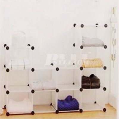 DIY自由組合柜 膜魔片塑料衣柜，開啟收納新紀元